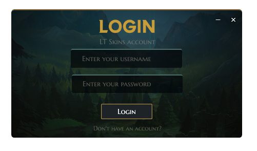 Login Screen